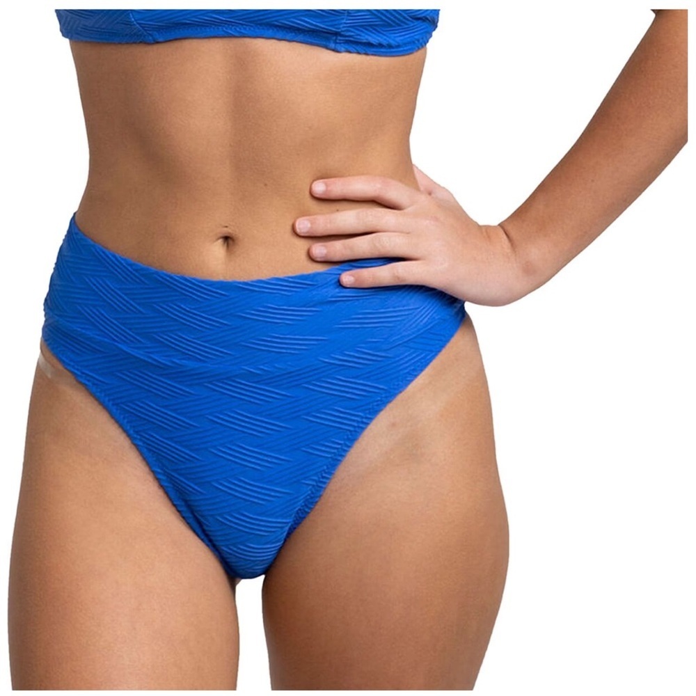 Rhythm.‎ Maldives Hi Hip Banded Bikini Bottom - Cobalt | NWT